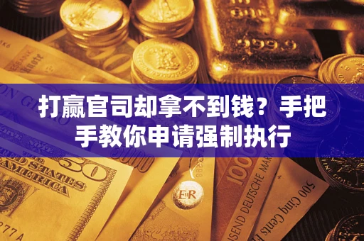 武汉打赢官司却拿不到钱？手把手教你申请强制执行