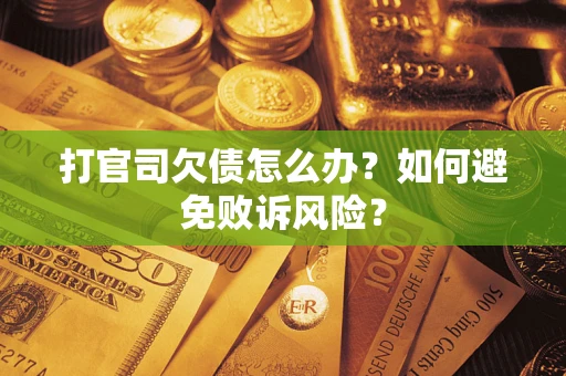 武汉打官司欠债怎么办？如何避免败诉风险？
