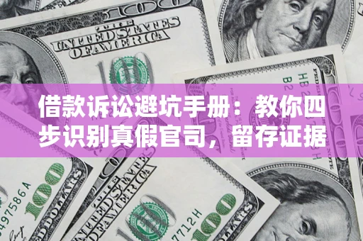 武汉借款诉讼避坑手册：教你四步识别真假官司，留存证据不踩雷