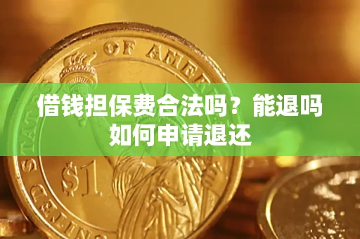 武汉借钱担保费合法吗？能退吗如何申请退还