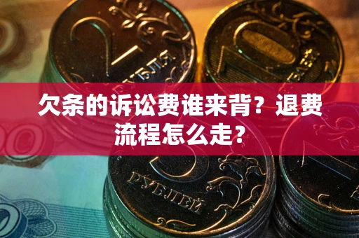 武汉欠条的诉讼费谁来背？退费流程怎么走？