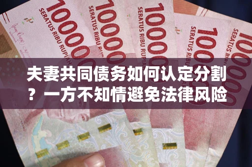 武汉夫妻共同债务如何认定分割？一方不知情避免法律风险必看！